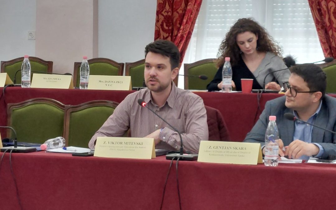 Извршниот директор на ЗМАИ, Виктор Митевски, беше говорник на панел дискусија во Тирана
